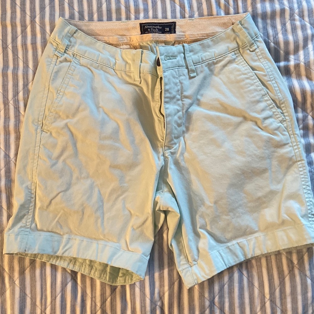 Abercrombie and Fitch mint green shorts